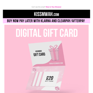 Get an E-Gift card!