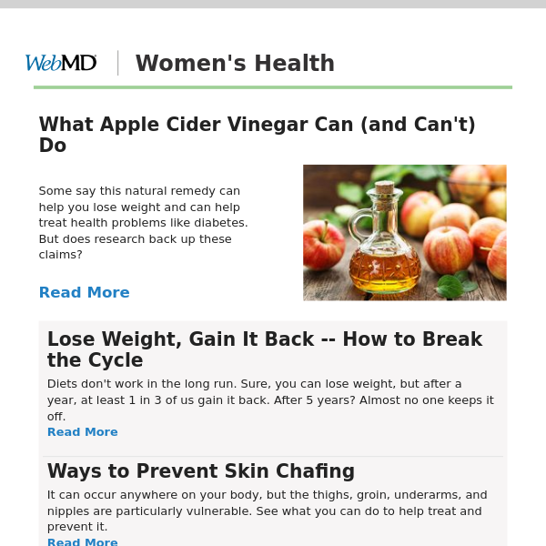 What Apple Cider Vinegar Can (and Can’t) Do