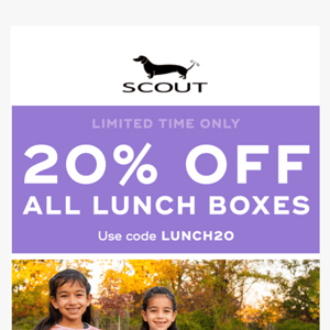 20% OFF all lunch boxes | Yay + Yum!