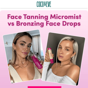 Face Mist vs Face Drops