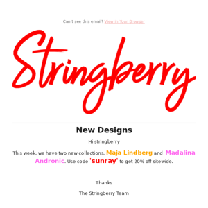 🐝 New Stringberry Artists Just Dropped