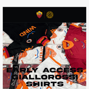 🚨 EARLY ACCESS – 🐺 🇮🇹 Giallorossi Home/Away/Third Kappa Deadstock 🇮🇹 🐺