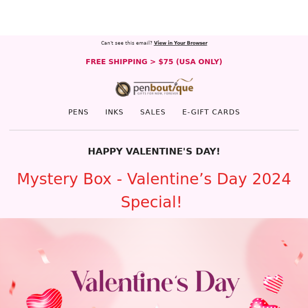 ALERT: Be the first - Valentine's Day Mystery box and New Retro 51  Limited Edition