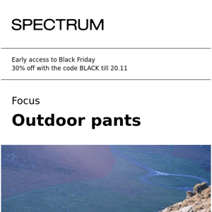 Outdoor-proof pants for your daily expeditions