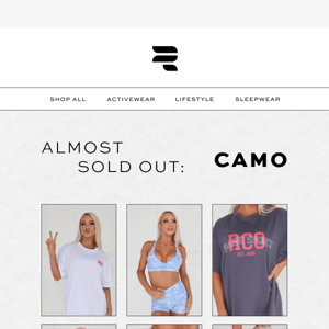 CAMO is selling FAST 🏃‍♀️
