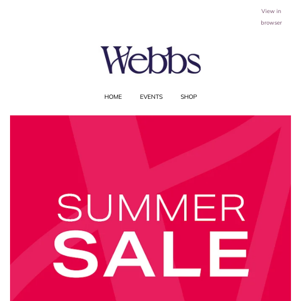 Our Summer Sale is Now On!