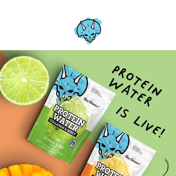 PROTEIN WATER IS LIVE!💦