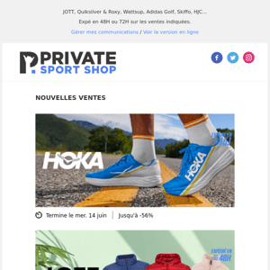 Hoka ☛ vos modèles préférés : Clifton, Challenger, Torrent…