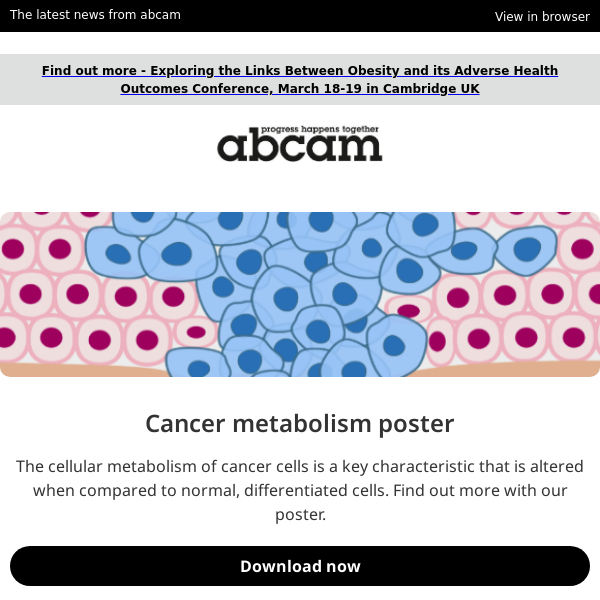 Cancer metabolism and epigenetics posters, cell cycle conference