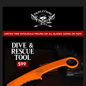 NEW: Dive & Rescue Tool in Blaze Orange 🔥