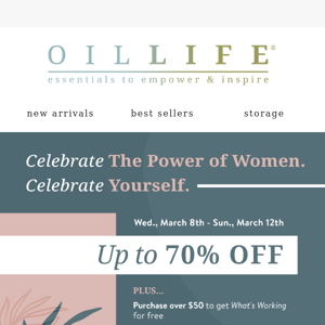 🙋‍♀️ It Starts Now: International Women's Week SALE