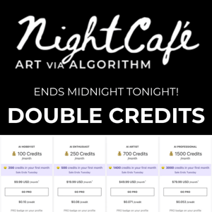 💰 Claim Your Double Credits! (Ends Midnight Tonight)