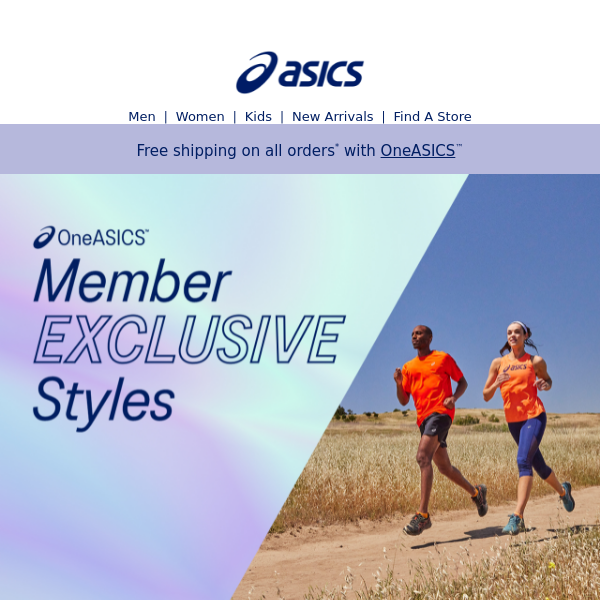 Exclusive OneASICS™ member styles for August. - ASICS America