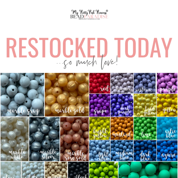 Silicone Restocks Today!