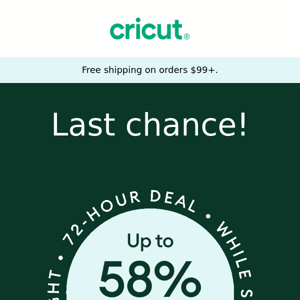 Discounts on Cricut Bundles End Tonight!