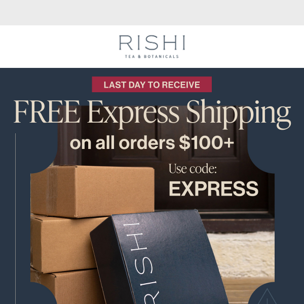 Free Express Shipping Ends Tonight