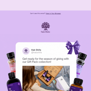 🎁Experience the Power of Black Seed Oil with Hab Shifa Gift Packs!🎁