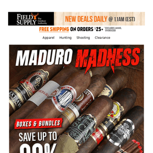 Have time for a cigar? Maduro madness starts now…