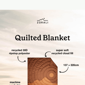 Cosy Up With Our New Quilted Blanket!