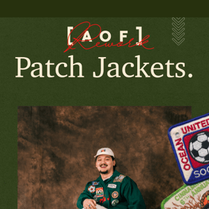 OUT NOW | [AOF] Rework Patch Jackets + Gilets 🧵
