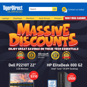 Massive Discounts! $219 HP 6th Gen i5 PC