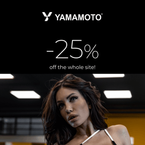Yamamoto Nutrition, 25% off doesn't happen every day!
