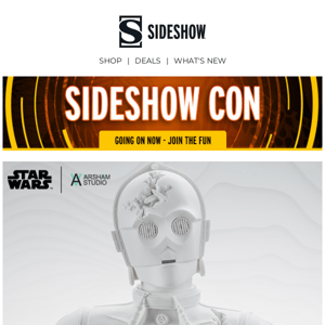 Kicking off Sideshow Con with Star Wars!