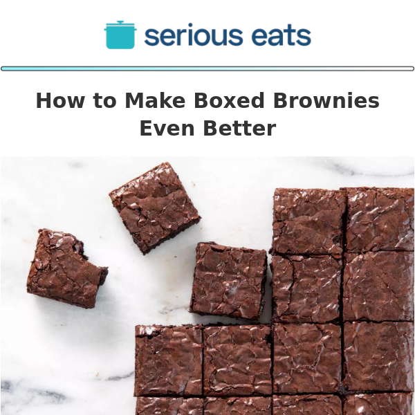 How to Make Boxed Brownies Even Better