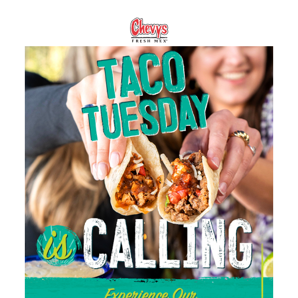Join the $3 Taco Tuesday Party!