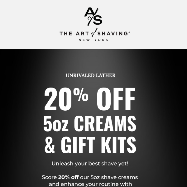 Valentine’s Sale ❤️! 20% Off All Shaving Cream!