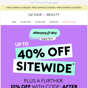 Afterpay Day is here 🎉