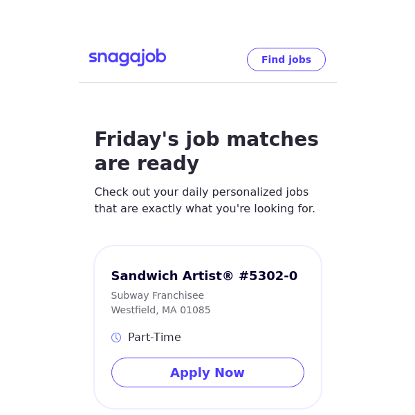 Personalized job matches for February 16, 2024