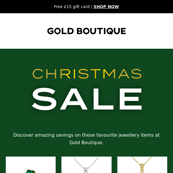 Amazing savings on your festive favourites 🤑💍