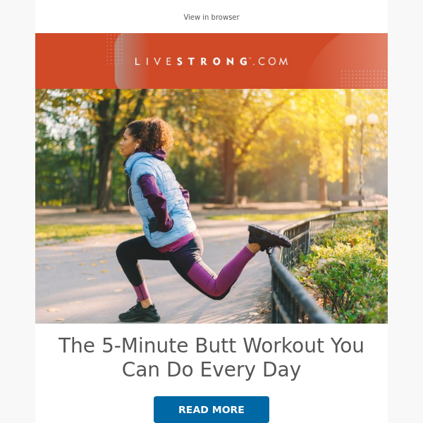 The 5-Minute Butt Workout You Can Do Every Day, 4 Gentle Exercises for Neck Pain Relief, and More