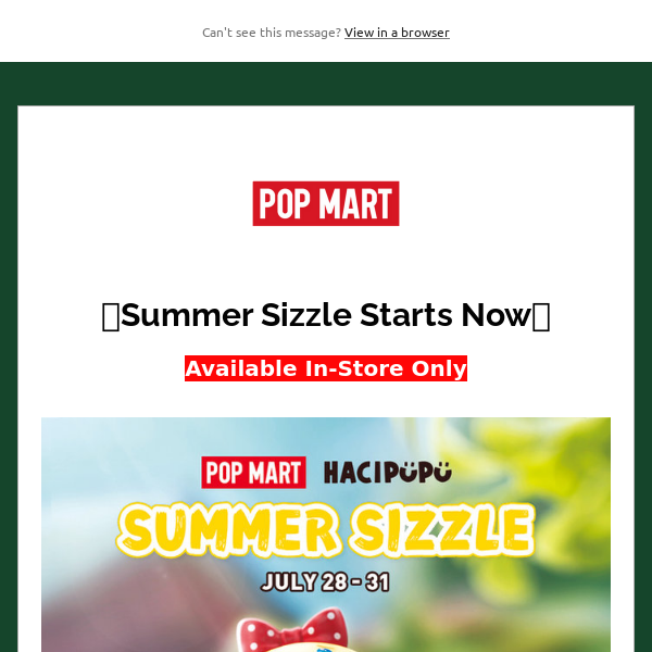 🥳Summer Sizzle Starts + New Releases? Lucky Us!🥳