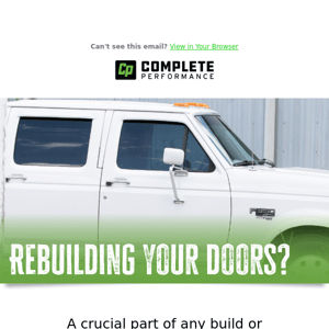 Replacing your doors? 🛻