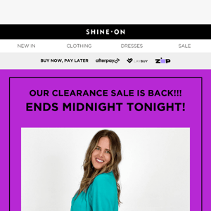 EXTRA 40% OFF SALE STYLES IS ON AGAIN!!! Live NOW! Until Midnight!!!