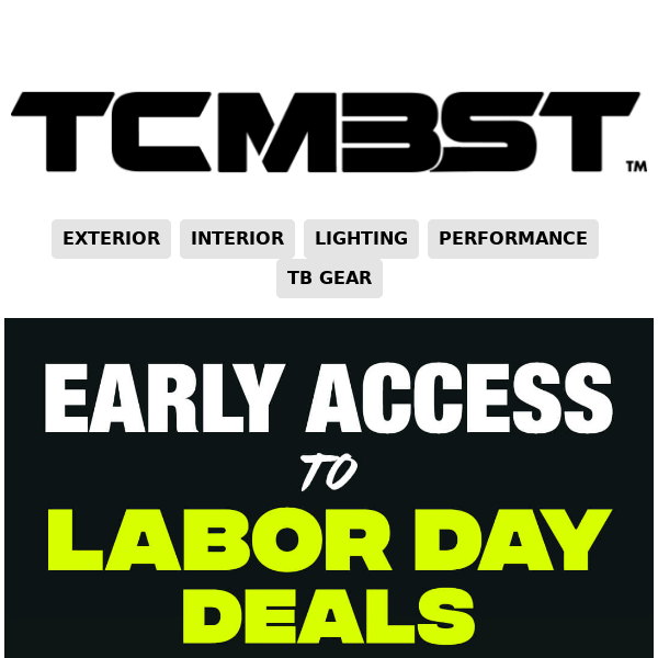 🚨Early Access to Labor Day Deals!