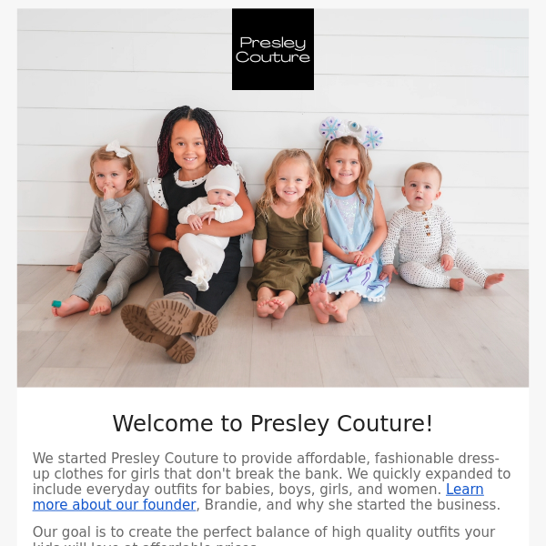 Welcome to Presley Couture!