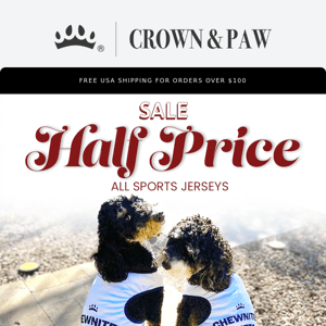 Half-Price Dog Clothing 👉