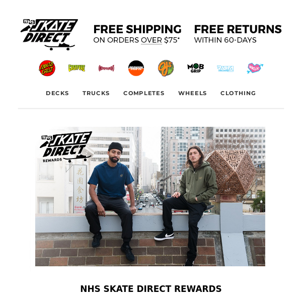 Introducing NHS Skate Direct Rewards