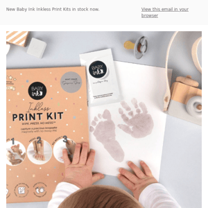 NEW 👣 Ink-free Baby Hand & Feet Print Kit