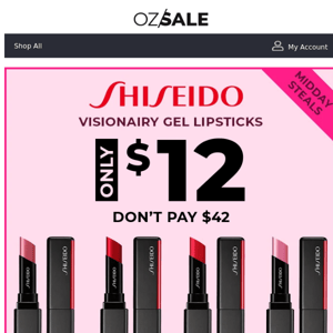ONLY $12 💄 Shiseido Visionary Gel Lipsticks - Don't Pay $42