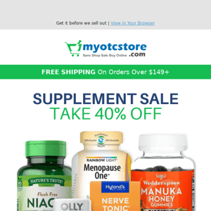 40% Off Supplements 💪