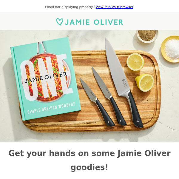 WIN! A Jamie Oliver prize bundle with YesChef