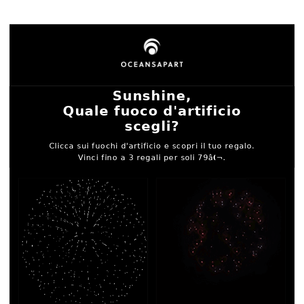 Trova l'offerta più esplosiva, Sunshine! 🎆