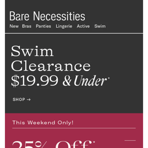 Last Chance For Swim $19.99 & Under | Select Styles