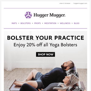 Need a New Yoga Bolster?