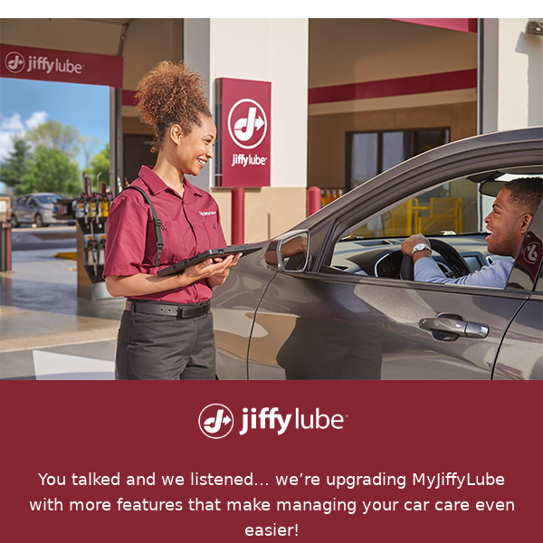 MyJiffyLube is Getting a Makeover!