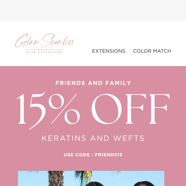 Don't miss! 👛 Friends and Family Sale